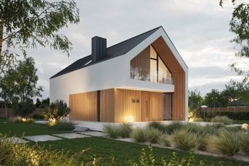  Projekt domu NewHouse 754 w1 (KRZ1157) - projekt domu parterowego z poddaszem - Zdjęcie 5