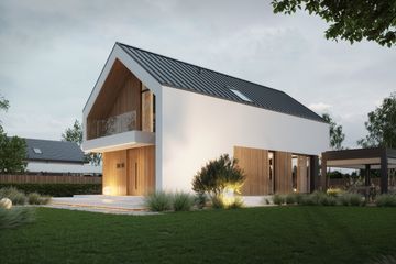  Projekt domu NewHouse 754 w1 (KRZ1157) - projekt domu parterowego z poddaszem - Zdjęcie 11