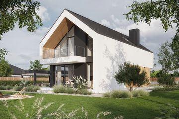  Projekt domu NewHouse 754 w1 (KRZ1157) - projekt domu parterowego z poddaszem - Zdjęcie 14