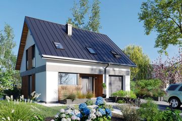  Projekt domu Mateo Beta (1968) (KRD3102) - projekt domu parterowego z poddaszem - Zdjęcie 1