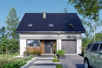  Projekt domu Mateo Beta (1968) (KRD3102) - projekt domu parterowego z poddaszem - Zdjęcie 2