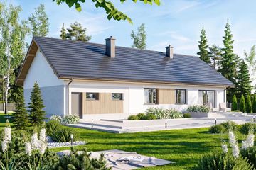  Projekt domu Mokka 20 plus s2 (WOF1283) - projekt domu parterowego - Zdjęcie 4