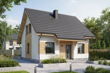  Projekt domu Krajobrazy 125 (WRN1594) - projekt domu parterowego z poddaszem - Zdjęcie 3