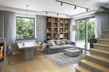  Projekt domu Krajobrazy 125 (WRN1594) - projekt domu parterowego z poddaszem - Zdjęcie 4