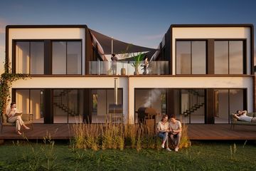  Projekt domu Smart Box 3D - Tre+ (GDI1005) - projekt domu z pełnym piętrem - Zdjęcie 1