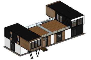  Projekt domu Smart Box 3D - Sei+ (GDI1007) - projekt domu z pełnym piętrem - Zdjęcie 7