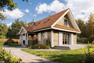  Projekt domu Surażkowo 4 (BSE1288) - projekt domu parterowego z poddaszem - Zdjęcie 3