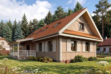  Projekt domu Surażkowo 4 (BSE1288) - projekt domu parterowego z poddaszem - Zdjęcie 5