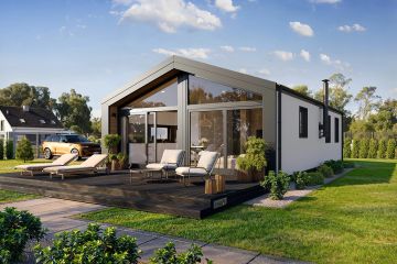 Projekt domu MG 2 wariant 15 - parterowy dom o powierzchni 82,82 m², dach dwuspadowy - ujęcie 3