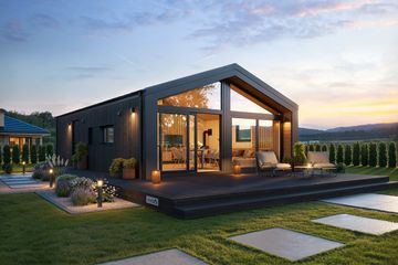  Projekt domu MG 2 wariant 15 drewniany (WAH2171) - projekt domu parterowego - Zdjęcie 3