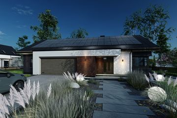  Projekt domu Czeremcha (TBO1001) - projekt domu parterowego - Zdjęcie 2