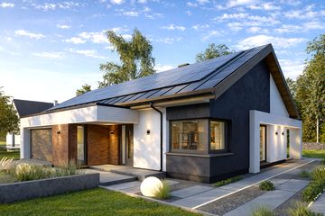  Projekt domu Czeremcha (TBO1001) - projekt domu parterowego - Zdjęcie 1