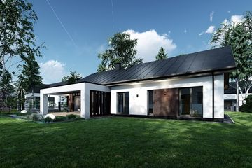  Projekt domu Czeremcha (TBO1001) - projekt domu parterowego - Zdjęcie 3