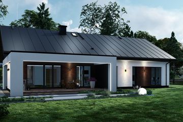  Projekt domu Czeremcha (TBO1001) - projekt domu parterowego - Zdjęcie 4