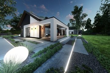  Projekt domu Czeremcha (TBO1001) - projekt domu parterowego - Zdjęcie 6