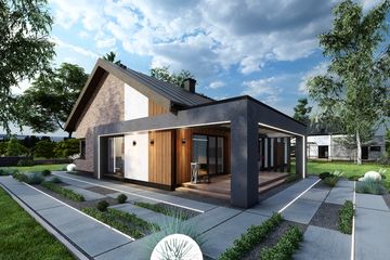  Projekt domu Czeremcha (TBO1001) - projekt domu parterowego - Zdjęcie 9