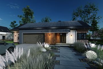  Projekt domu Czeremcha (TBO1001) - projekt domu parterowego - Zdjęcie 12