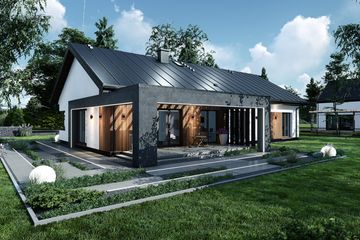  Projekt domu Czeremcha (TBO1001) - projekt domu parterowego - Zdjęcie 17