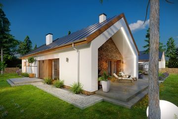  Projekt domu Tilia (TBO1002) - projekt domu parterowego - Zdjęcie 2