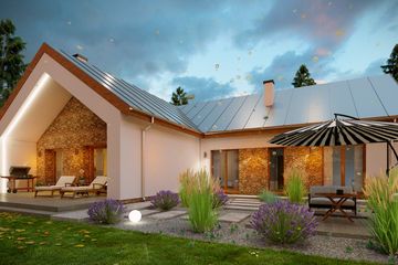  Projekt domu Tilia (TBO1002) - projekt domu parterowego - Zdjęcie 5