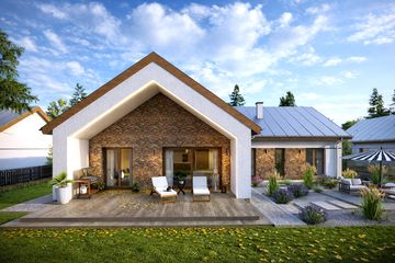  Projekt domu Tilia (TBO1002) - projekt domu parterowego - Zdjęcie 1