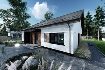  Projekt domu Luna (TBO1003) - projekt domu parterowego - Zdjęcie 8