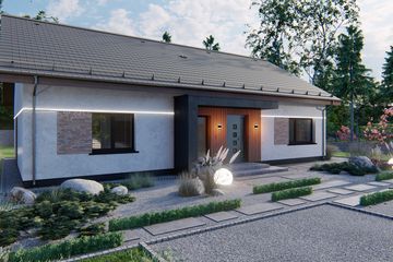  Projekt domu Luna (TBO1003) - projekt domu parterowego - Zdjęcie 9