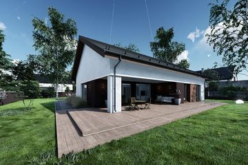  Projekt domu Luna (TBO1003) - projekt domu parterowego - Zdjęcie 12