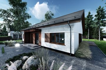  Projekt domu Luna (TBO1003) - projekt domu parterowego - Zdjęcie 13