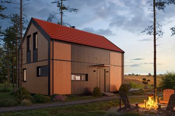  Projekt domu MG 3 wariant 18 (WAH2173) - projekt domu parterowego z poddaszem - Zdjęcie 4