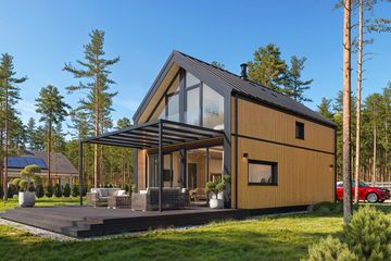  Projekt domu MG 3 wariant 18 (WAH2173) - projekt domu parterowego z poddaszem - Zdjęcie 6