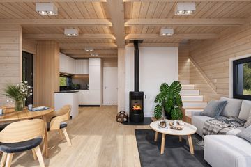  Projekt domu MG 3 wariant 18 (WAH2173) - projekt domu parterowego z poddaszem - Zdjęcie 8