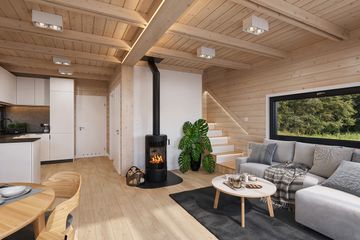  Projekt domu MG 3 wariant 18 (WAH2173) - projekt domu parterowego z poddaszem - Zdjęcie 9