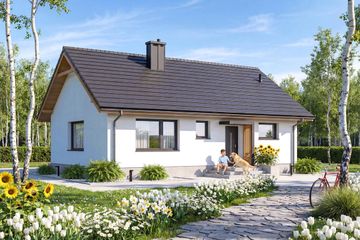  Projekt domu Bambino mini 2 (WOF1284) - projekt domu parterowego - Zdjęcie 2