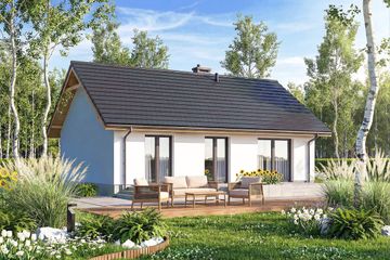  Projekt domu Bambino mini 2 (WOF1284) - projekt domu parterowego - Zdjęcie 3