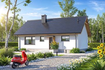  Projekt domu Bambino mini 2 (WOF1284) - projekt domu parterowego - Zdjęcie 4