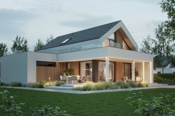  Projekt domu NewHouse 749 w1 G1 (KRZ1158) - projekt domu parterowego z poddaszem - Zdjęcie 7