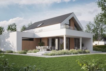  Projekt domu NewHouse 749 w1 G1 (KRZ1158) - projekt domu parterowego z poddaszem - Zdjęcie 8