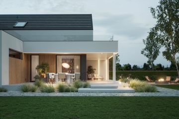  Projekt domu NewHouse 749 w1 G1 (KRZ1158) - projekt domu parterowego z poddaszem - Zdjęcie 9