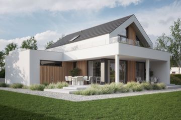  Projekt domu NewHouse 749 w1 G1 (KRZ1158) - projekt domu parterowego z poddaszem - Zdjęcie 14