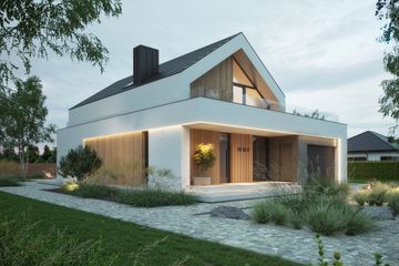  Projekt domu NewHouse 749 w1 G1 (KRZ1158) - projekt domu parterowego z poddaszem - Zdjęcie 17