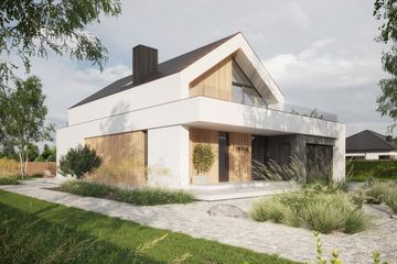  Projekt domu NewHouse 749 w1 G1 (KRZ1158) - projekt domu parterowego z poddaszem - Zdjęcie 18