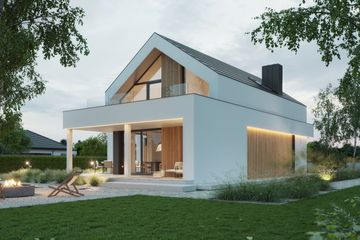  Projekt domu NewHouse 749 w1 G2 (KRZ1159) - projekt domu parterowego z poddaszem - Zdjęcie 7