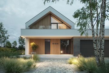  Projekt domu NewHouse 749 w1 G2 (KRZ1159) - projekt domu parterowego z poddaszem - Zdjęcie 9