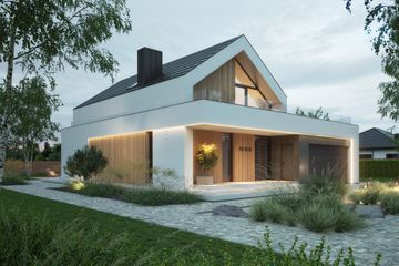  Projekt domu NewHouse 749 w1 G2 (KRZ1159) - projekt domu parterowego z poddaszem - Zdjęcie 11