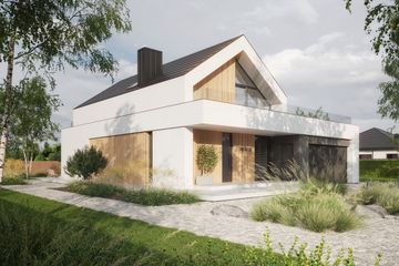  Projekt domu NewHouse 749 w1 G2 (KRZ1159) - projekt domu parterowego z poddaszem - Zdjęcie 12