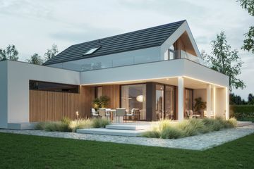  Projekt domu NewHouse 749 w1 G2 (KRZ1159) - projekt domu parterowego z poddaszem - Zdjęcie 13