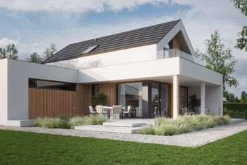  Projekt domu NewHouse 749 w1 G2 (KRZ1159) - projekt domu parterowego z poddaszem - Zdjęcie 14