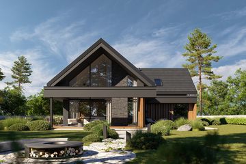  Projekt domu HomeKoncept 166 G2 wariant 01 (KRX1304) - projekt domu parterowego z poddaszem - Zdjęcie 13