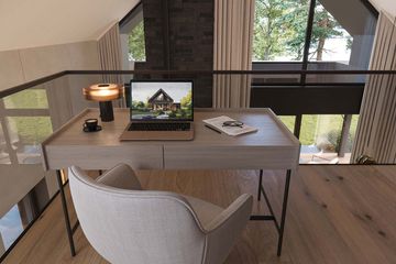 Projekt domu HomeKoncept 166 G2 wariant 01 - parterowy z poddaszem dom o powierzchni 144,18 m², dach wielospadowy - ujęcie 32